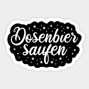 Dosenbier Sternchen Sticker